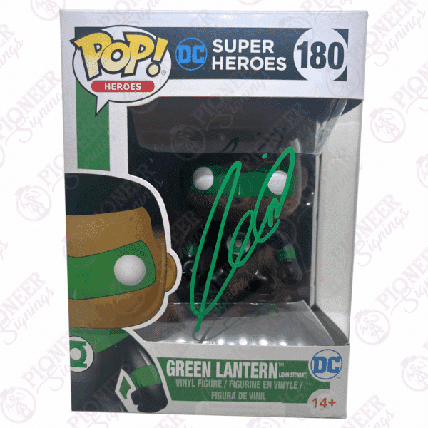 DC Super Heroes - Green Lantern - 180 Funko Pop Signed by Aaron Pierre - Pioneer Signings