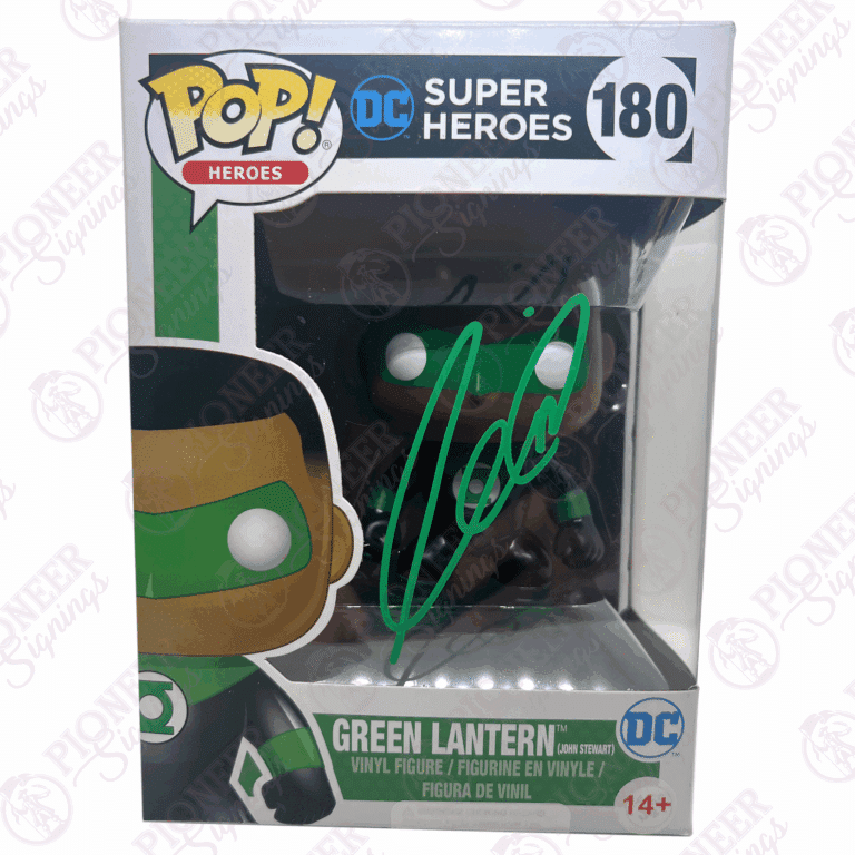 DC Super Heroes - Green Lantern - 180 Funko Pop Signed by Aaron Pierre - Pioneer Signings