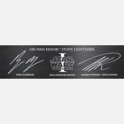 Ewan McGregor & Andreas Petrides Stunt Lightsaber