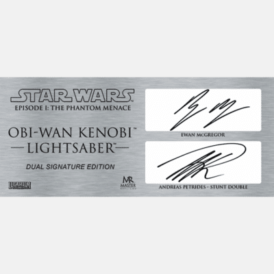 Ewan McGregor & Andreas Petrides MR Lightsaber