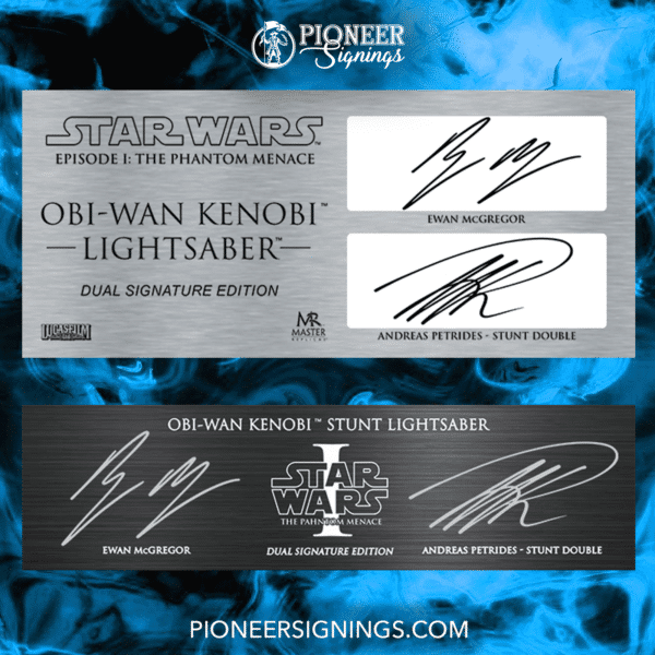 Ewan McGregor & Andreas Petrides - Lightsaber Plaques