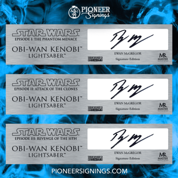 Ewan McGregor - Lightsaber Plaques