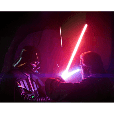Hayden Christensen & Ewan McGregor - Dual-Signed Print - Star Wars 10