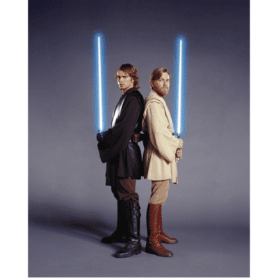 Hayden Christensen & Ewan McGregor - Dual-Signed Print - Star Wars 3