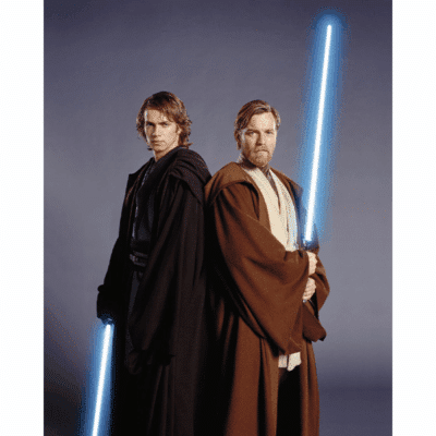 Hayden Christensen & Ewan McGregor - Dual-Signed Print - Star Wars 4