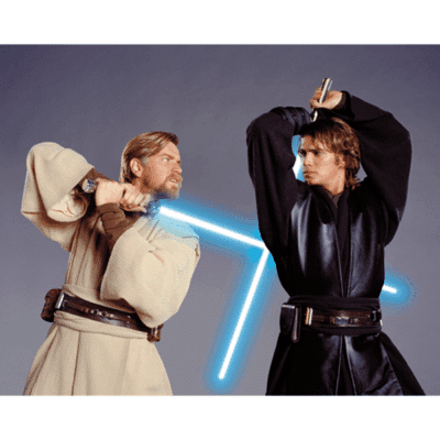Hayden Christensen & Ewan McGregor - Dual-Signed Print - Star Wars 6