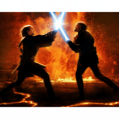 Hayden Christensen & Ewan McGregor - Dual-Signed Print - Star Wars 8