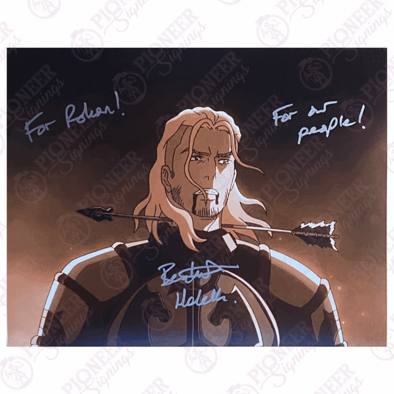 The Lord of the Rings: The War of the Rohirrim 'Haleth' 8" x 10" Print Signed by Benjamin Wainwright