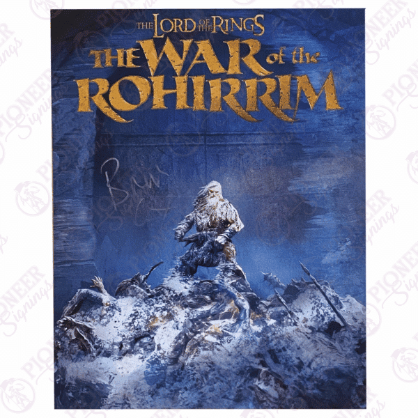 The Lord of the Rings: The War of the Rohirrim 'Helm' 8" x 10" Print Signed by Brian Cox