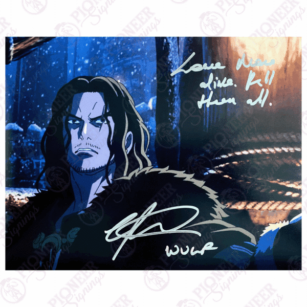 The Lord of the Rings: The War of the Rohirrim 'Wulf' 8" x 10" Print Signed by Luca Pasqualino