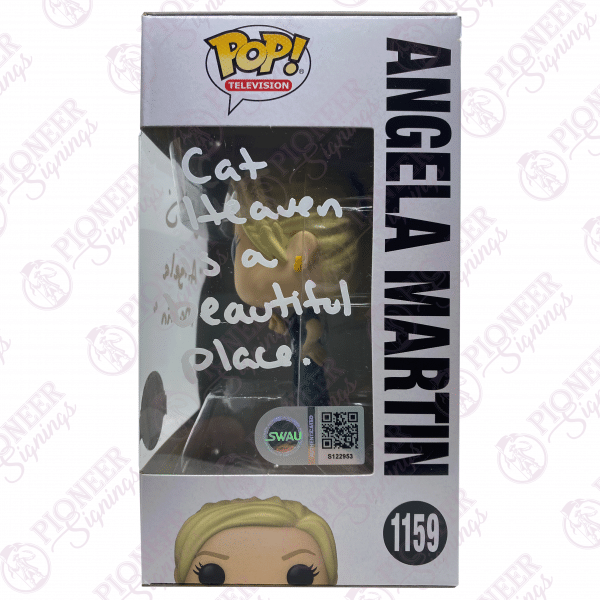 The Office 'Angela Martin' Funko Pop! 1159 Signed by Angela Kinsey with Quote "CAT"- Pioneer Signings