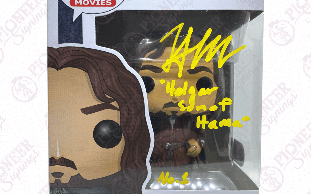 The Lord of the Rings – Aragorn – 531 Funko Pop Signed by Henry Mortensen with Character Name – No.1 (CoA) Y