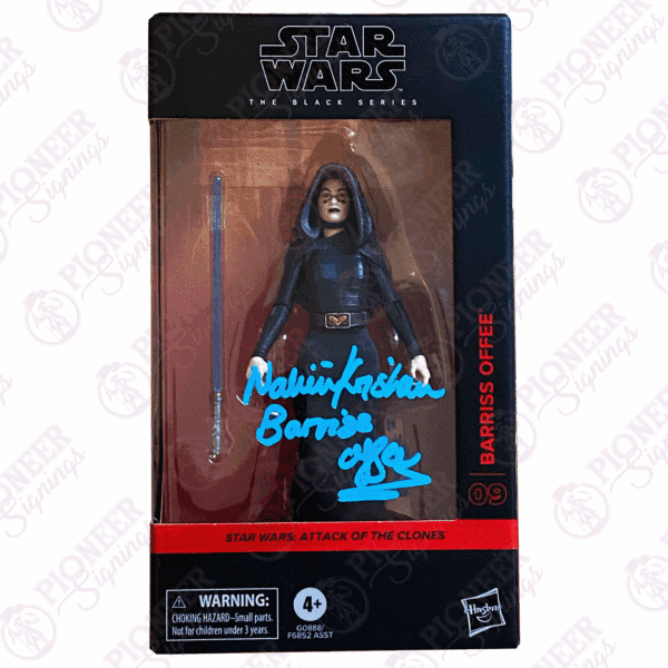 Barriss Offee 'Black Series' Action Figure by Nalini Krishan - Pioneer Signings
