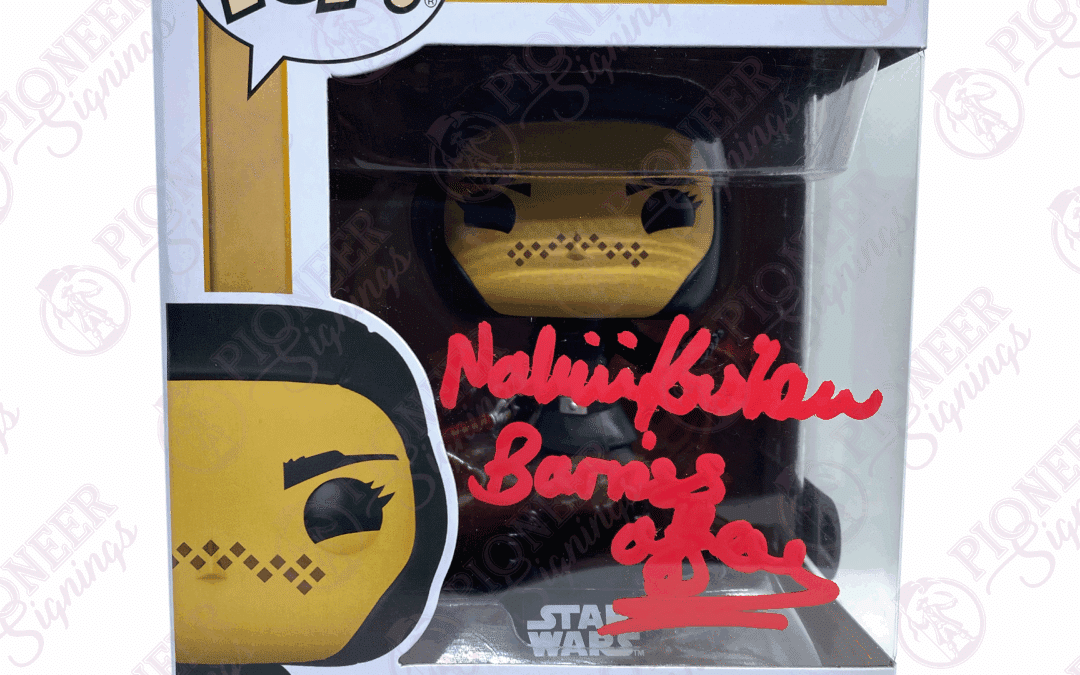 Star Wars – Barriss Offee – 790 Funko Pop signed by Nalini Krishan with Character Name