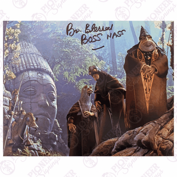 Star Wars: The Phantom Menace Boss Nass & Tarpels 8" x 10" Print signed by Brian Blessed - Pioneer Signings