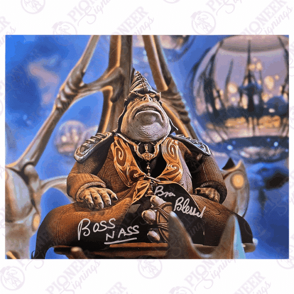 Star Wars: The Phantom Menace Boss Nass 11" x 14" Print signed by Brian Blessed - Pioneer Signings