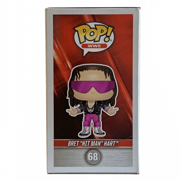 WWE ‘Brett Hit Man Hart’ Funko Pop 68 (Brett Hart) - Pioneer Signings