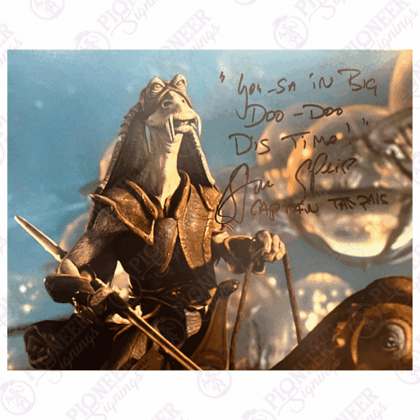 Star Wars - Captain Tarpals - 8x10 Print signed by Steve Speirs - Pioneer Signings