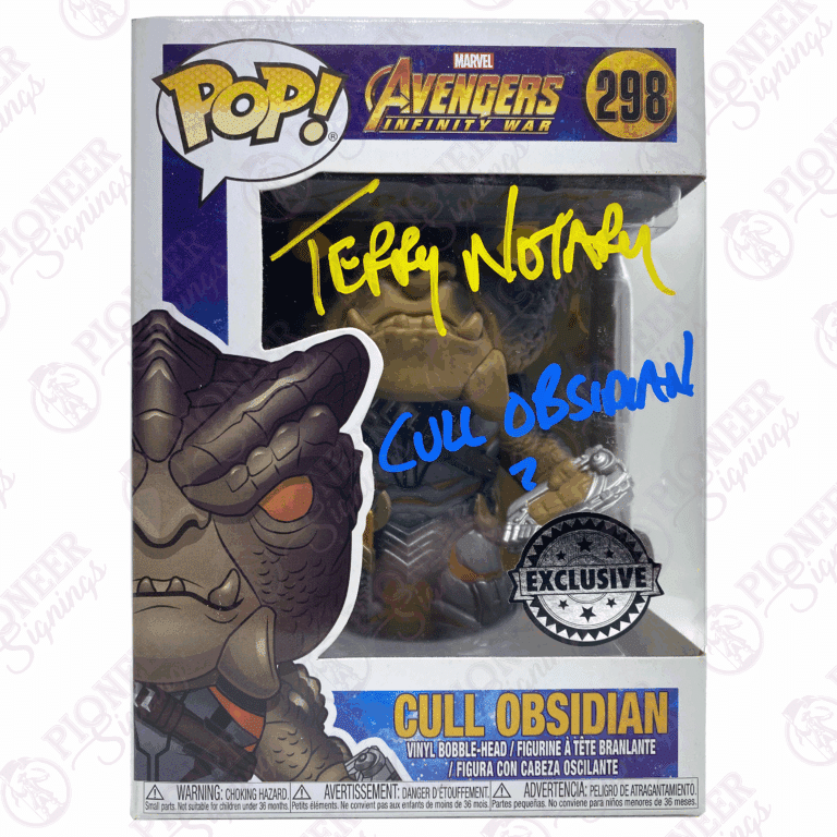 The Avengers: Infinity War Cull Obsidian 298 Funko Pop! signed by Terry Notary - Pioneer Signings