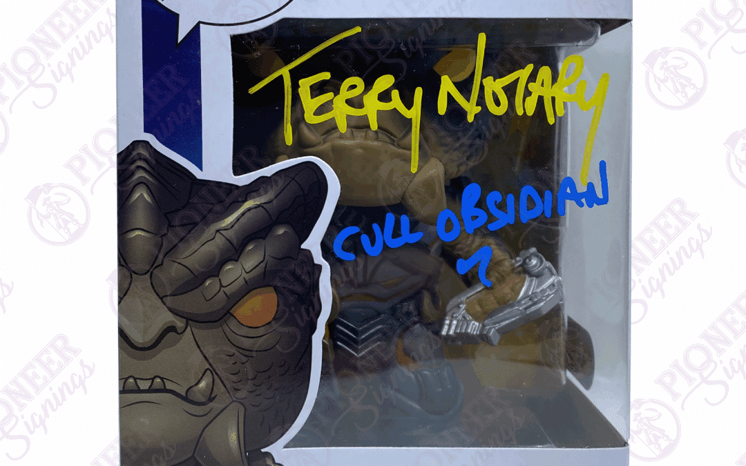 The Avengers – Infinity War – Cull Obsidian – 298 Funko Pop signed by Terry Notary with Character Name (CoA)