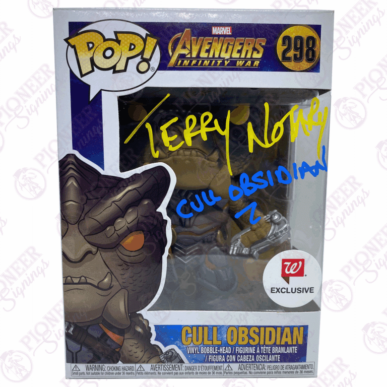 The Avengers: Infinity War Cull Obsidian 298 Funko Pop! signed by Terry Notary - Pioneer Signings