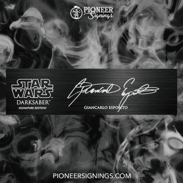 Star Wars: ‘Giancarlo Esposito’ Darksaber Signed Custom Plaque