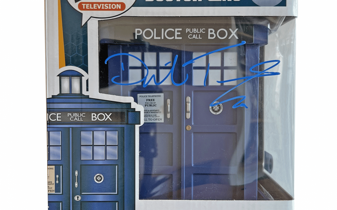Doctor Who ‘Tardis’ Funko Pop 227 (Signed by David Tennant) +CoA