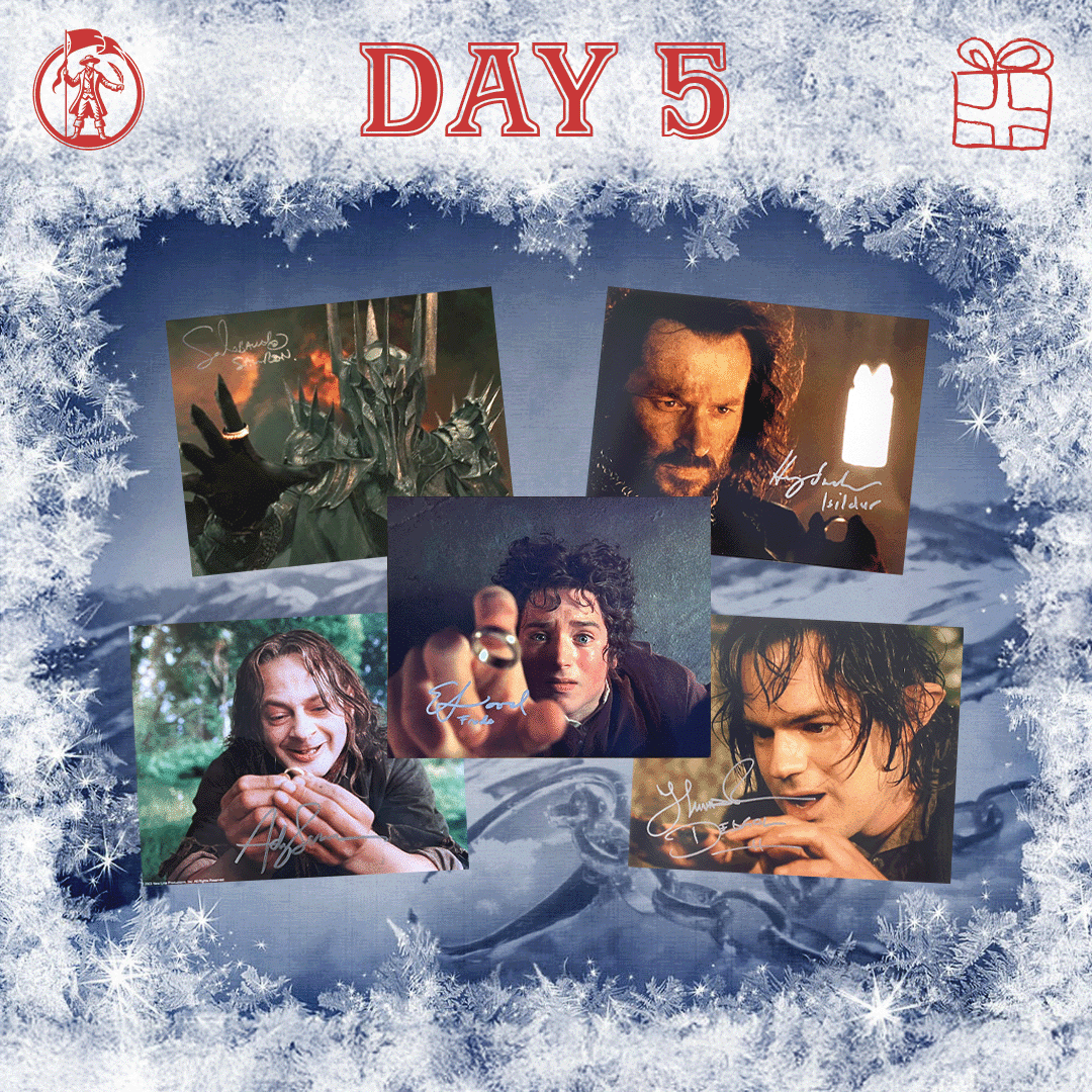 Day 5 - Lord of the Rings - 12 Days of Christmas Raffle - Pioneer Signings