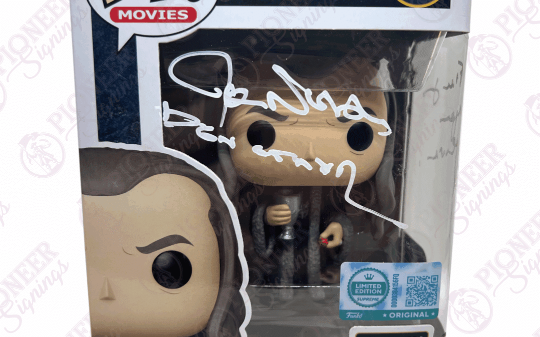 The Lord of the Rings – Denethor – 1991 Limited Edition Funko Pop Signed by John Noble with Character Name and Quote (CoA)