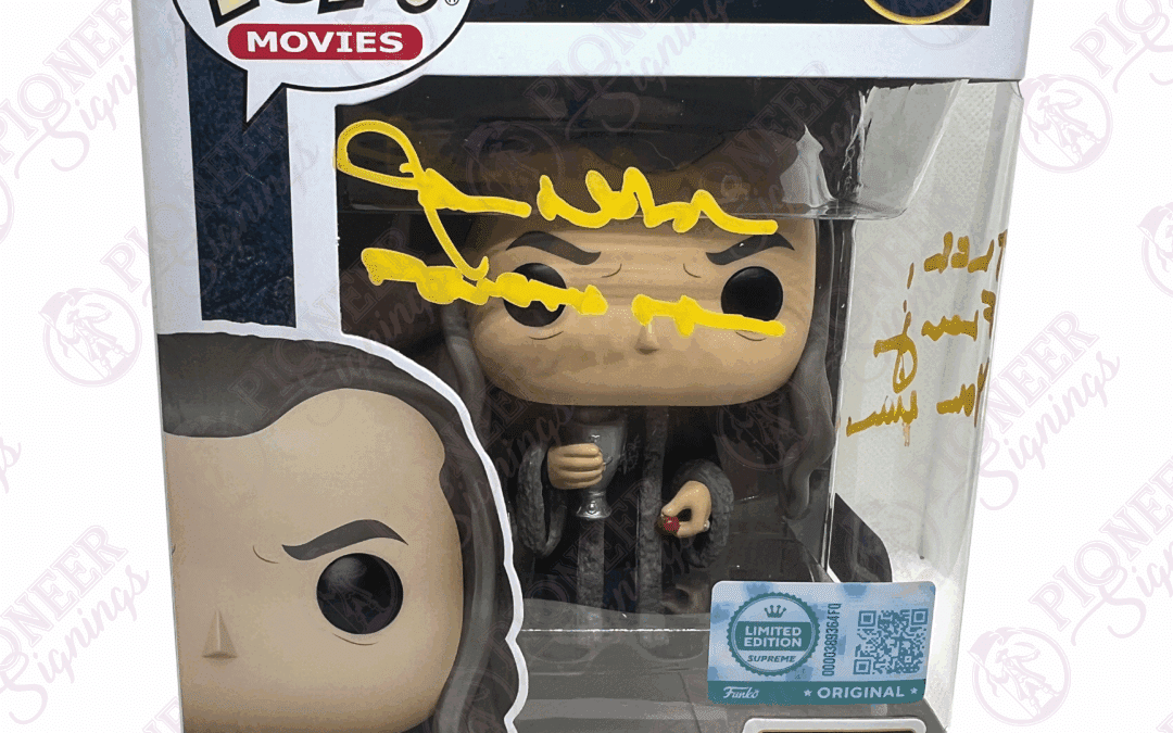The Lord of the Rings – Denethor – 1991 Limited Edition Funko Pop Signed by John Noble with Character Name and Quote (CoA)