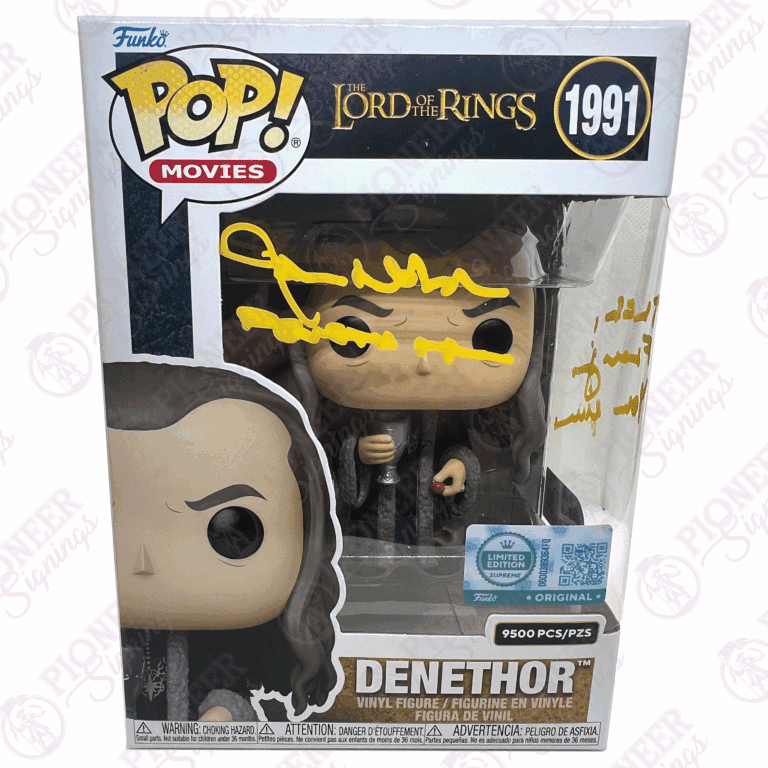 The Lord of the Rings - Denethor 1991 Limited Edition Funko Pop - John Noble - Pioneer Signings