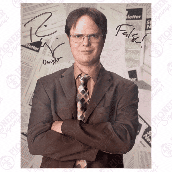 The Office (US) 'Dwight Schrute' 8" x 10" Print Signed by Rainn Wilson with Quote - Pioneer Signings