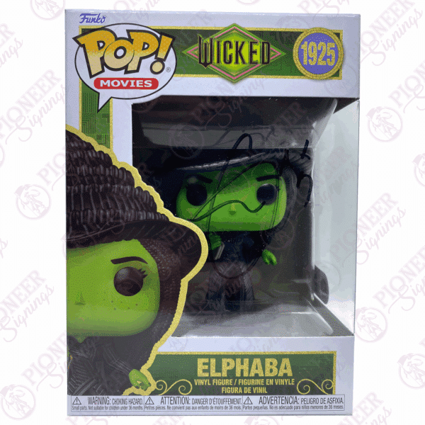 Wicked Elphaba 1925 Funko Pop! Signed by Cynthia Erivo - Pioneer Signings