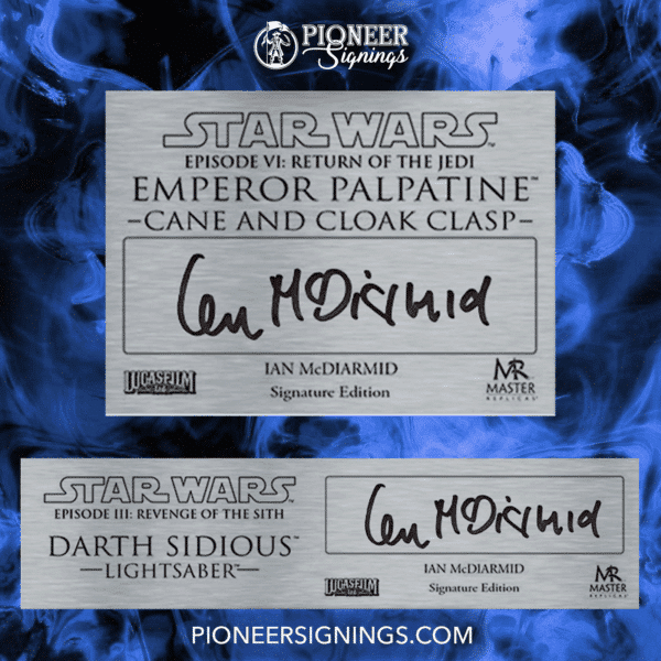 Star Wars: ‘Ian McDiarmid’ Signed Custom Plaques