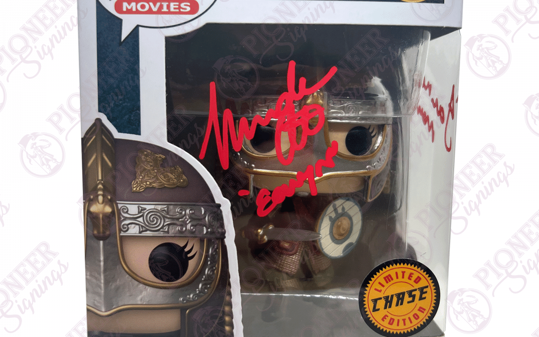 Lord of the Rings Exclusive “Eowyn” “CHASE” Funko Pop Signed by Miranda Otto with Character Name & Quote (Red) +CoA