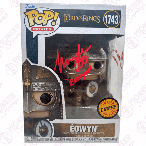 Lord of the Rings Exclusive "Eowyn" "CHASE" Funko Pop Signed by Miranda Otto - Pioneer Signings