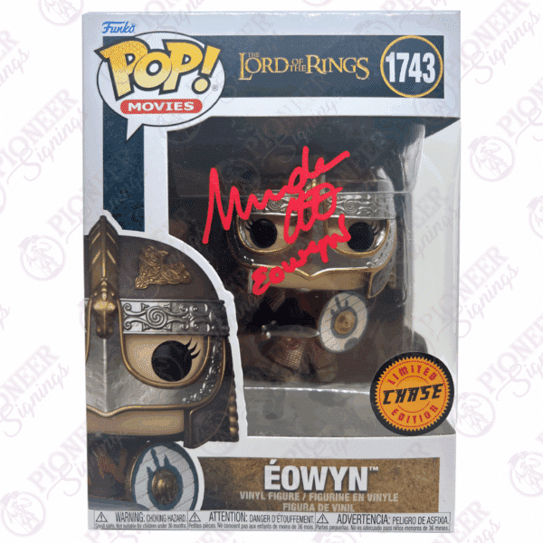 Lord of the Rings Exclusive "Eowyn" "CHASE" Funko Pop Signed by Miranda Otto - Pioneer Signings