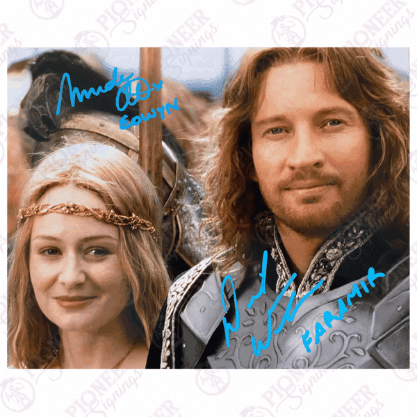 Eowyn & Faramir 'Coronation' 8" x 10" Print Signed by Miranda Otto & David Wenham - Pioneer Signings