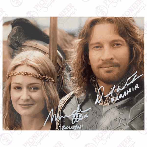 Eowyn & Faramir 'Coronation' 8" x 10" Print Signed by Miranda Otto & David Wenham - Pioneer Signings