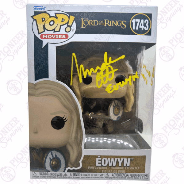 Lord of the Rings Exclusive "Eowyn" Funko Pop Signed by Miranda Otto - Pioneer Signings