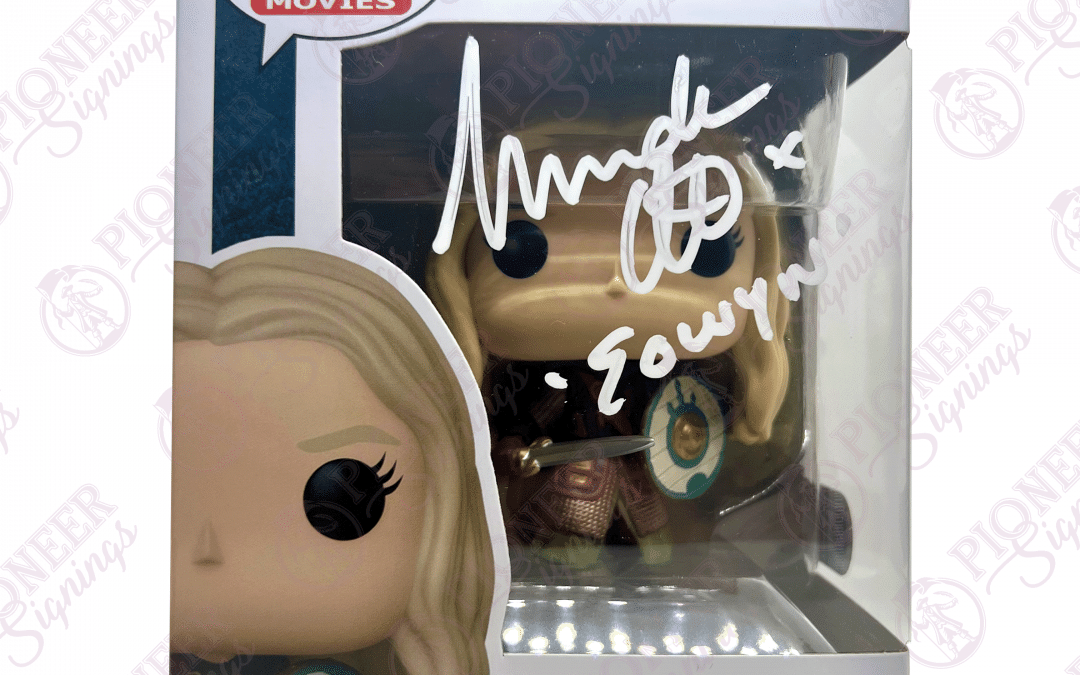 Lord of the Rings Exclusive “Eowyn” Funko Pop 1743 Signed by Miranda Otto with Character Name (White) +CoA