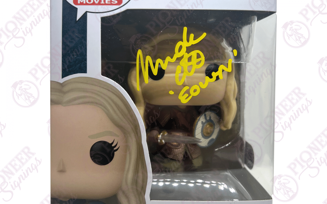 Lord of the Rings Exclusive “Eowyn” Funko Pop 1743 Signed by Miranda Otto with Character Name (Yellow) +CoA