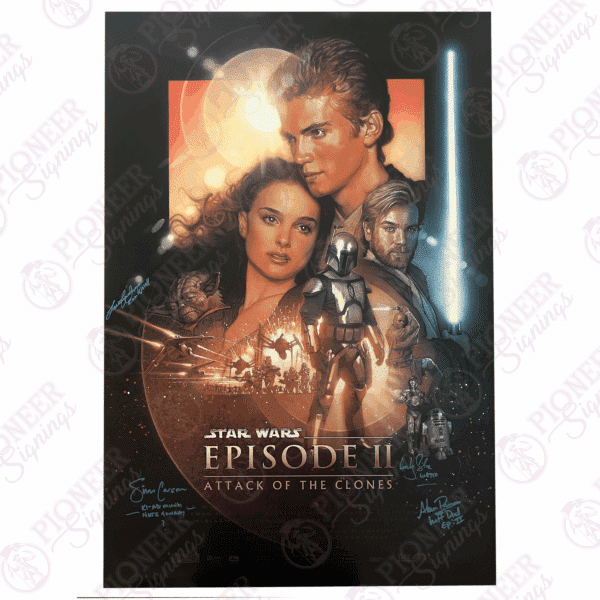 Star Wars Episode II: Attack of the Clones Signed Original One-Sheet Poster