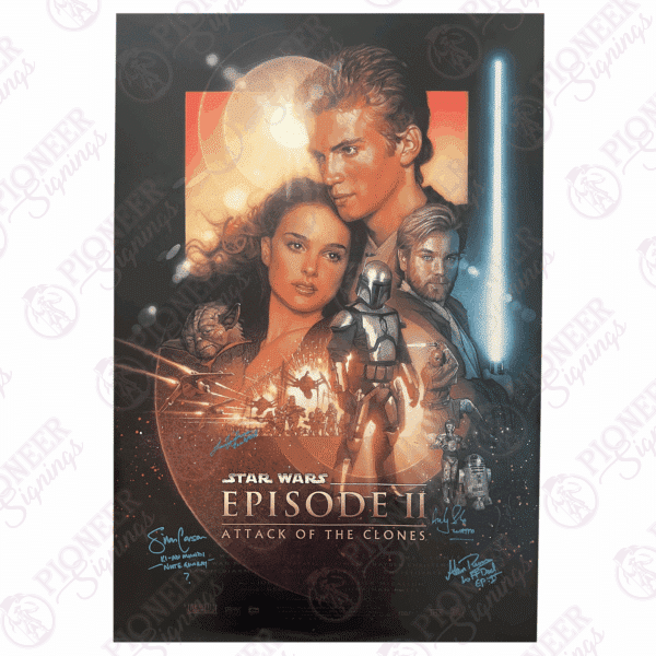 Star Wars Episode II: Attack of the Clones Signed Original DS One Sheet Poster