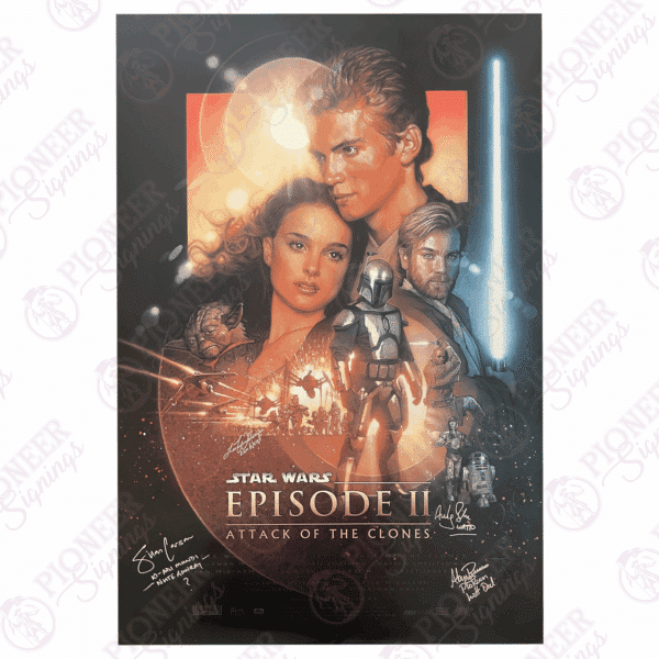 Star Wars Episode II: Attack of the Clones Signed Original DS One Sheet Poster