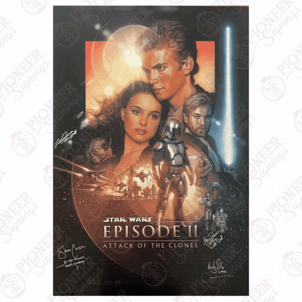 Star Wars Episode II: Attack of the Clones Signed Original One-Sheet Poster