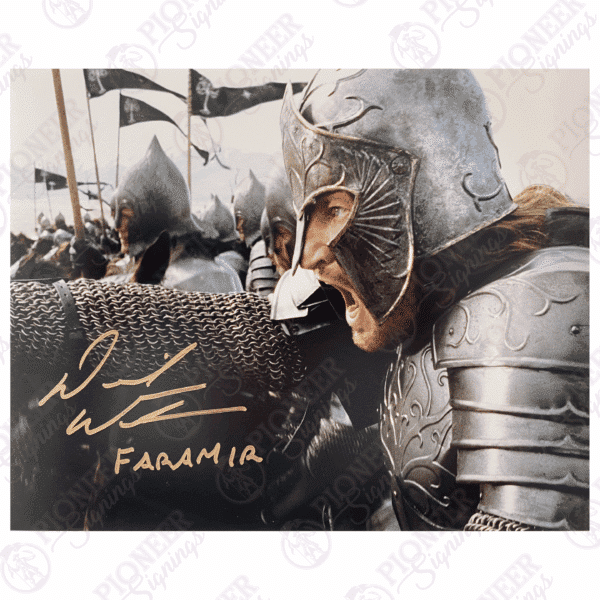 Faramir 'Charge' 8" x 10" Print Signed by David Wenham - Pioneer Signings