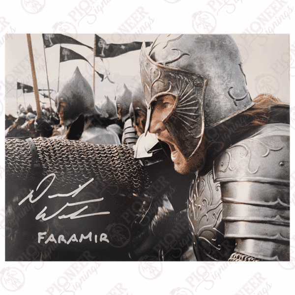Faramir 'Charge' 8" x 10" Print Signed by David Wenham - Pioneer Signings