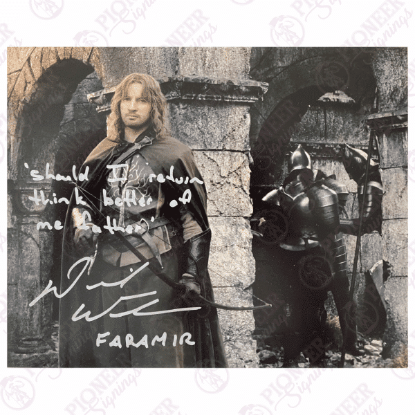 Faramir 'Ithilien' 8" x 10" Print Signed by David Wenham with Quote - Pioneer Signings
