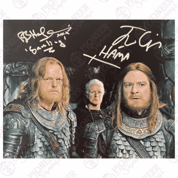 Lord of the Rings - Gamling & Háma - Bruce Hopkins & John Leigh - Pioneer Signings